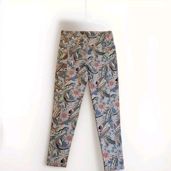 Victoria Secret Sport Knockout Floral Print High Rise Legging Woman Sz L/170/80A - Picture 2 of 6